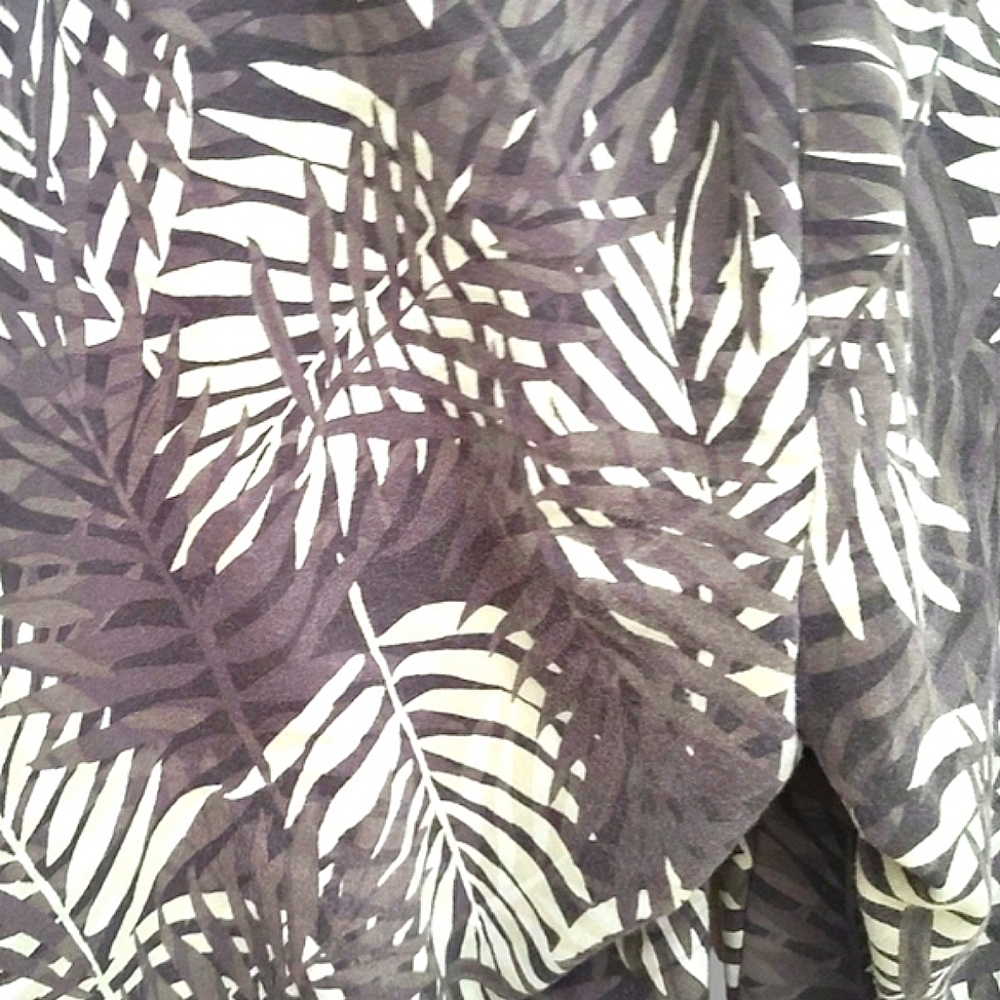 Lands' End Women's Tropical Palm Starfish Slim Leg Leggings Size Medium Petite - Picture 5 of 15